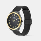 Men Quartz Black Dial Analog Stainless Steel Watch DW0DG2702