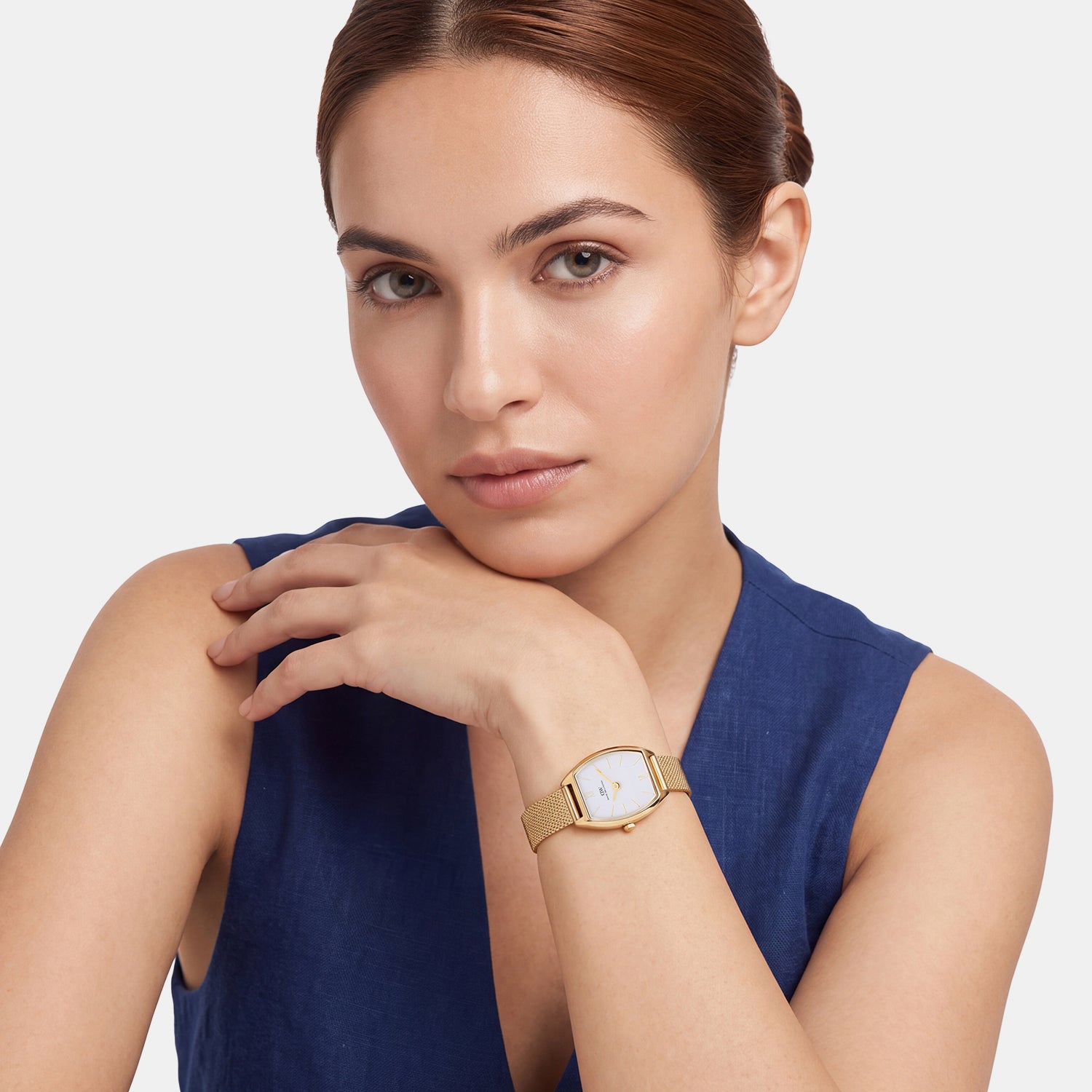 Women Quartz Silver Dial Analog Stainless Steel Watch DW0DL2000