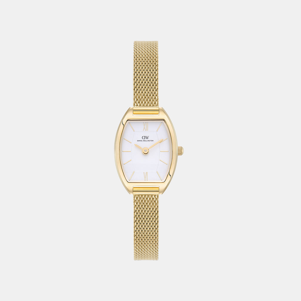 Women Quartz Silver Dial Analog Stainless Steel Watch DW0DL2000
