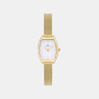 Women Quartz Silver Dial Analog Stainless Steel Watch DW0DL2000
