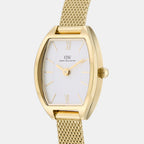 Women Quartz Silver Dial Analog Stainless Steel Watch DW0DL2000