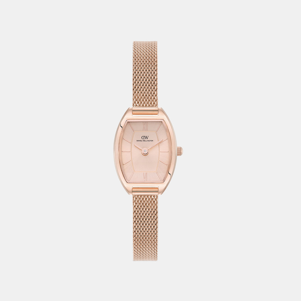Women Quartz Rose Gold Dial Analog Stainless Steel Watch DW0DL2001