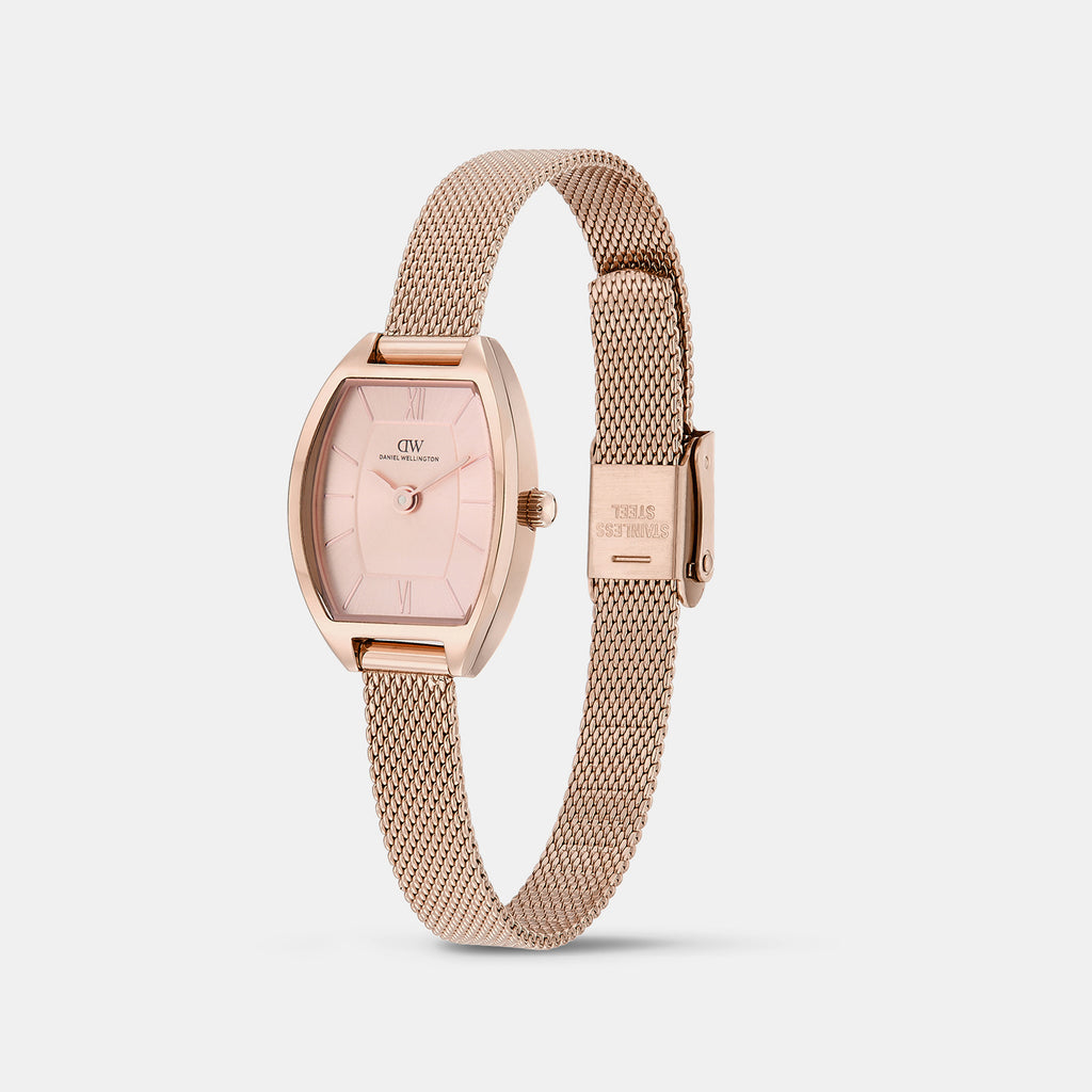 Women Quartz Rose Gold Dial Analog Stainless Steel Watch DW0DL2001