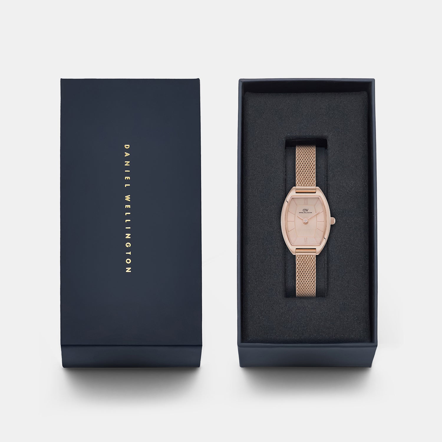 Women Quartz Rose Gold Dial Analog Stainless Steel Watch DW0DL2001