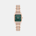 Women Quartz Green Dial Analog Stainless Steel Watch DW0DL2100