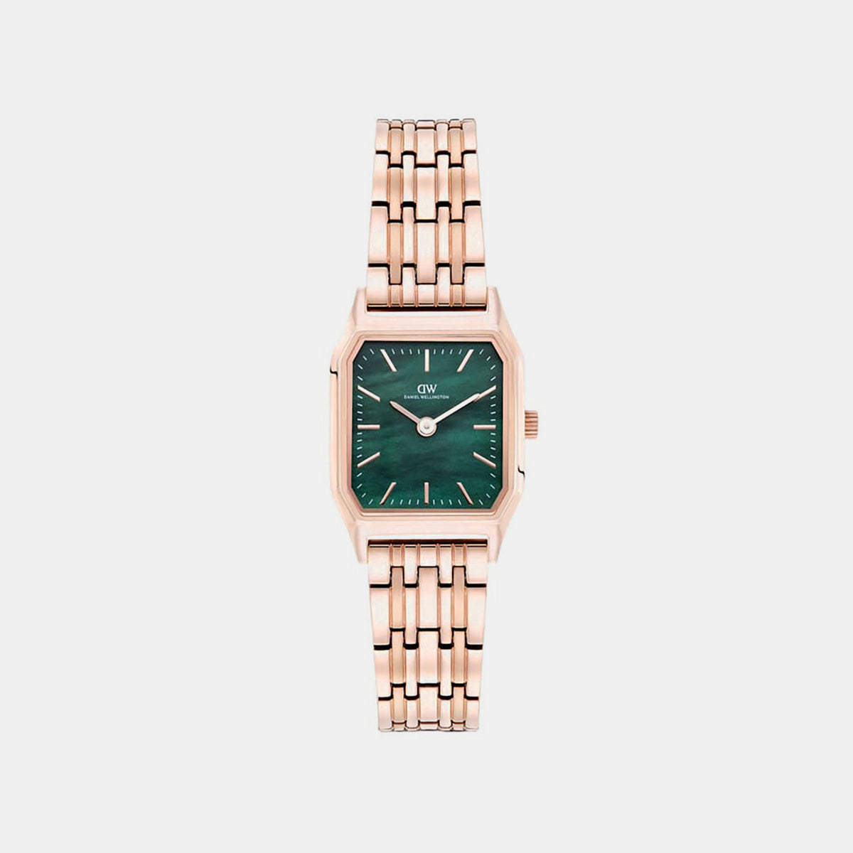 Women Quartz Green Dial Analog Stainless Steel Watch DW0DL2100