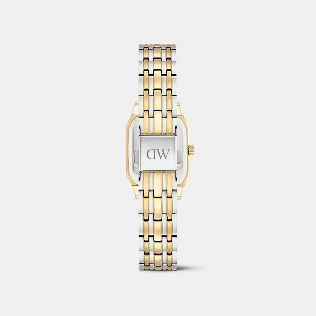 Women Quartz Mother Of Pearl Dial Analog Stainless Steel Watch DW0DL2101