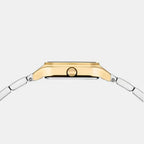 Women Quartz Mother Of Pearl Dial Analog Stainless Steel Watch DW0DL2101