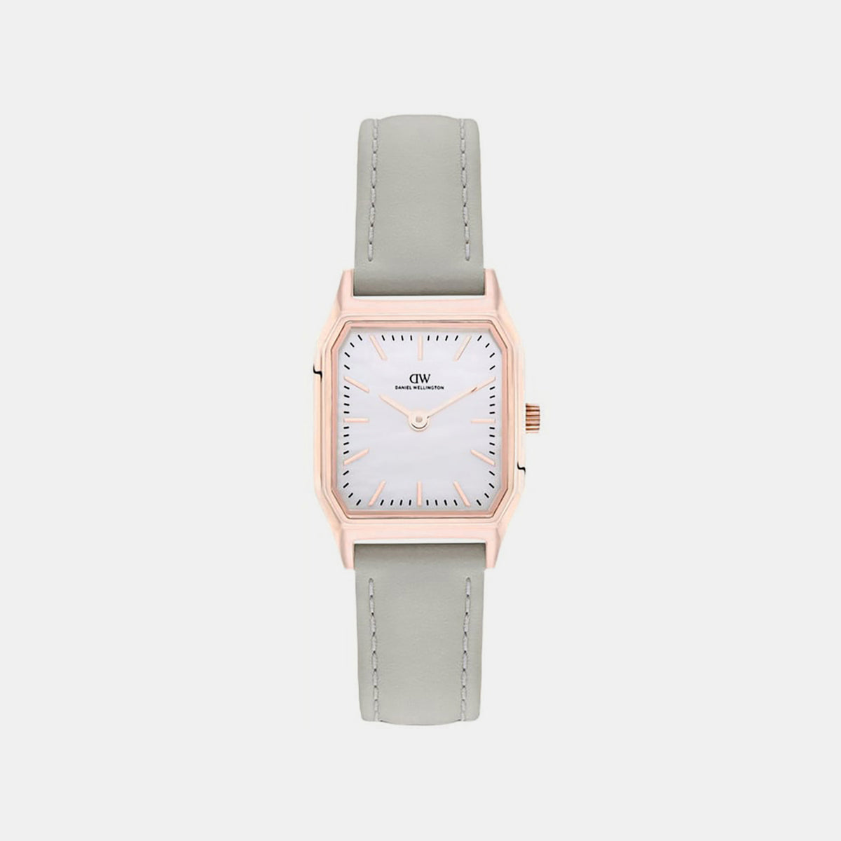 Women Quartz Mother Of Pearl Dial Analog Leather Watch DW0DL2102