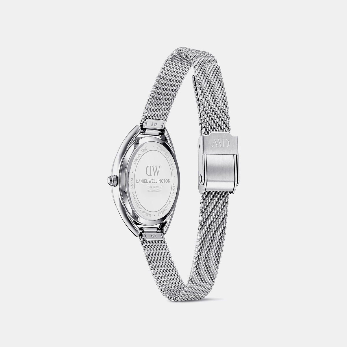 Women Quartz Mother Of Pearl Dial Analog Mesh Watch DW0DL2200