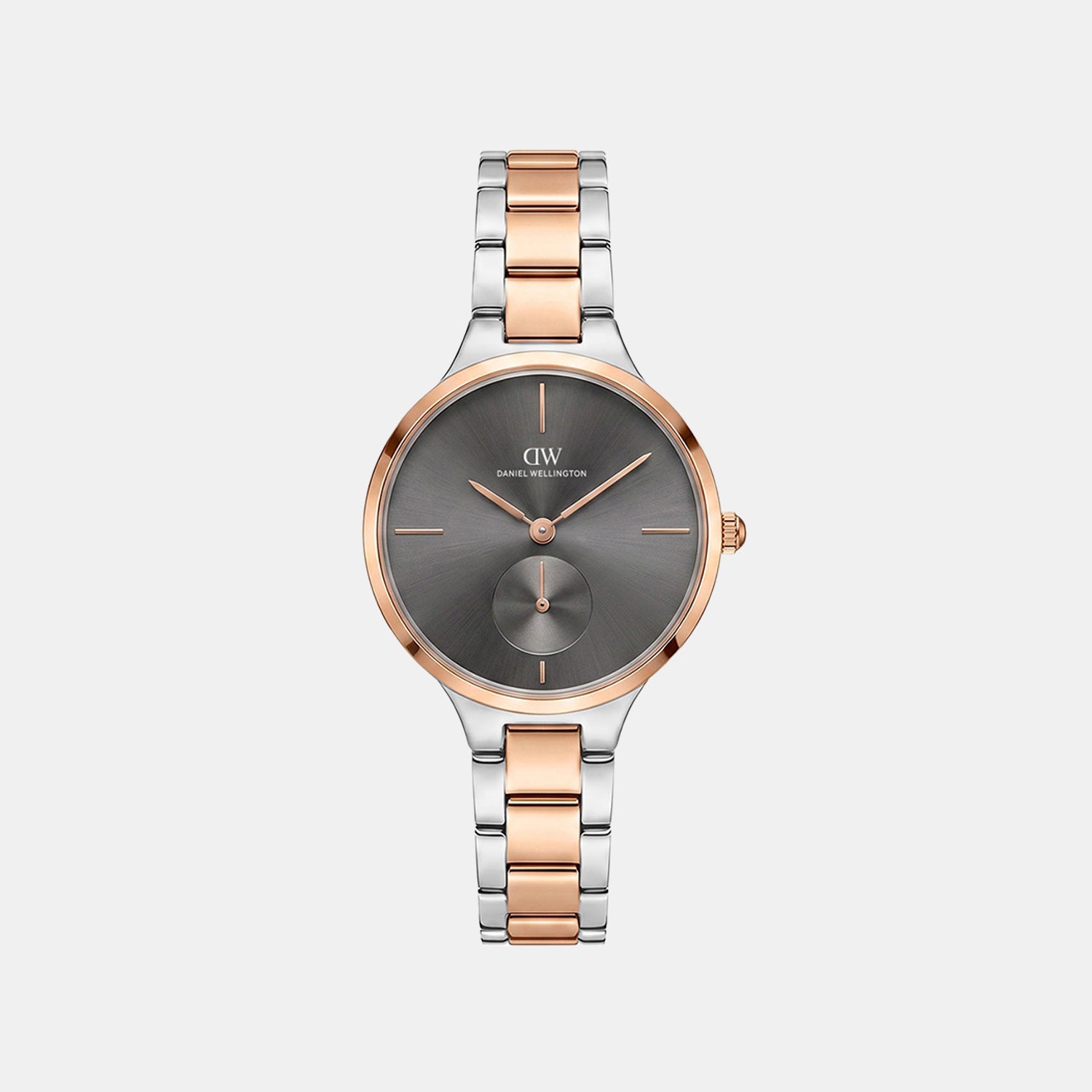 Women Quartz Grey Dial Analog Stainless Steel Watch DW0DL2301