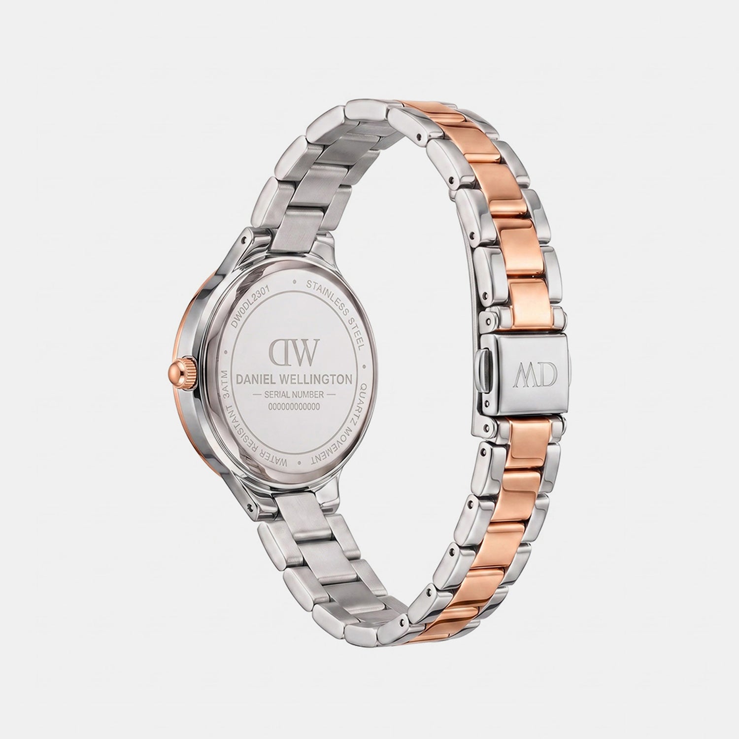 Women Quartz Grey Dial Analog Stainless Steel Watch DW0DL2301