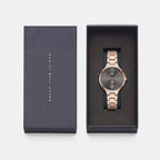 Women Quartz Grey Dial Analog Stainless Steel Watch DW0DL2301