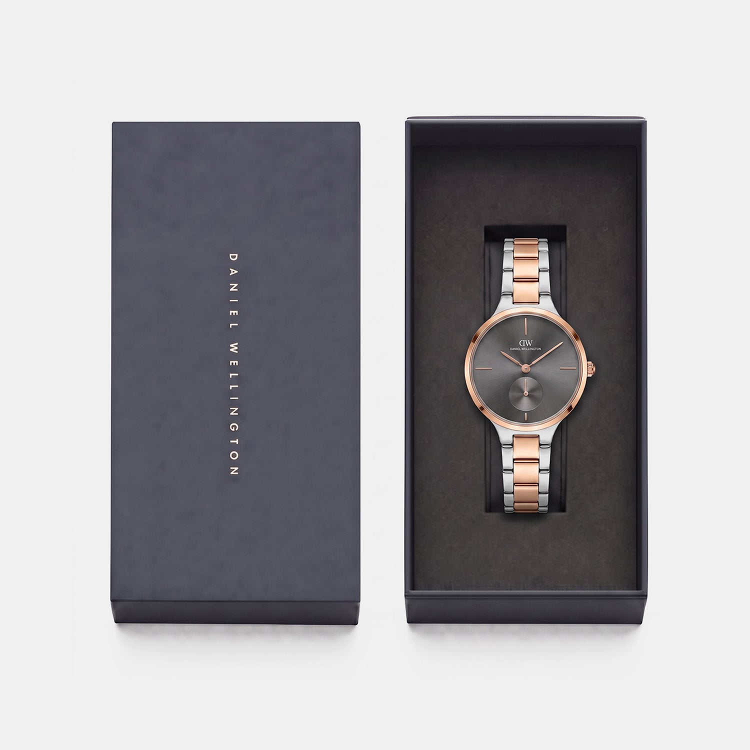 Women Quartz Grey Dial Analog Stainless Steel Watch DW0DL2301