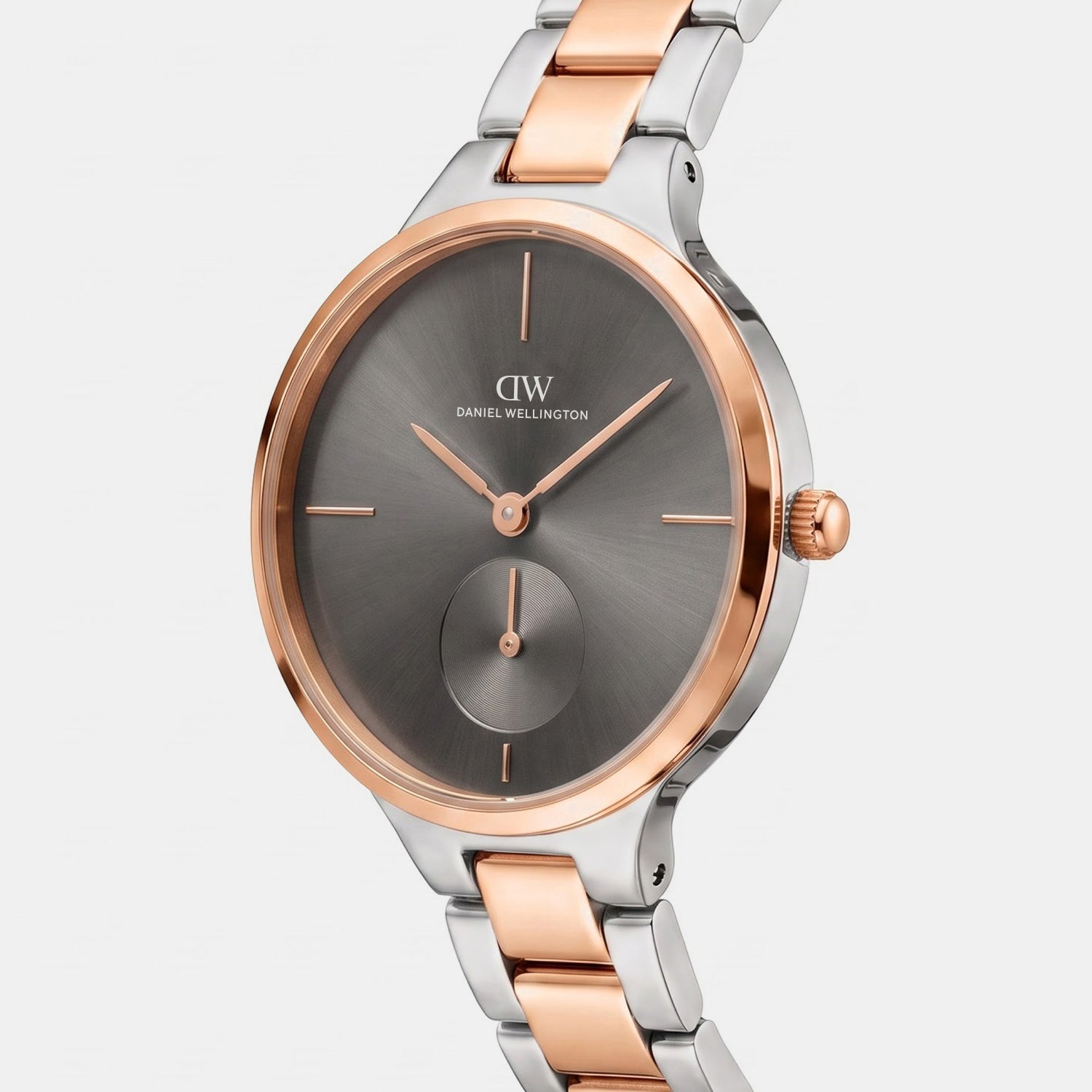 Women Quartz Grey Dial Analog Stainless Steel Watch DW0DL2301