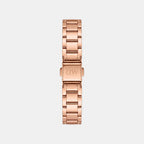 Women Quartz Rose Gold Dial Analog Stainless Steel Watch DW0DL2302