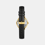 Women Quartz Mother Of Pearl Dial Analog Leather Watch DW0DL2500