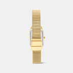 Women Quartz Green Dial Analog Mesh Watch DW0DL2600