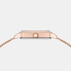 Women Quartz Rose Gold Dial Analog Mesh Watch DW0DL2601