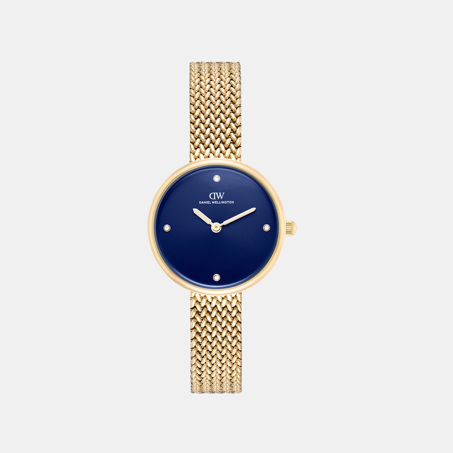 Women Quartz Blue Dial Analog Stainless Steel Watch DW0DL2700