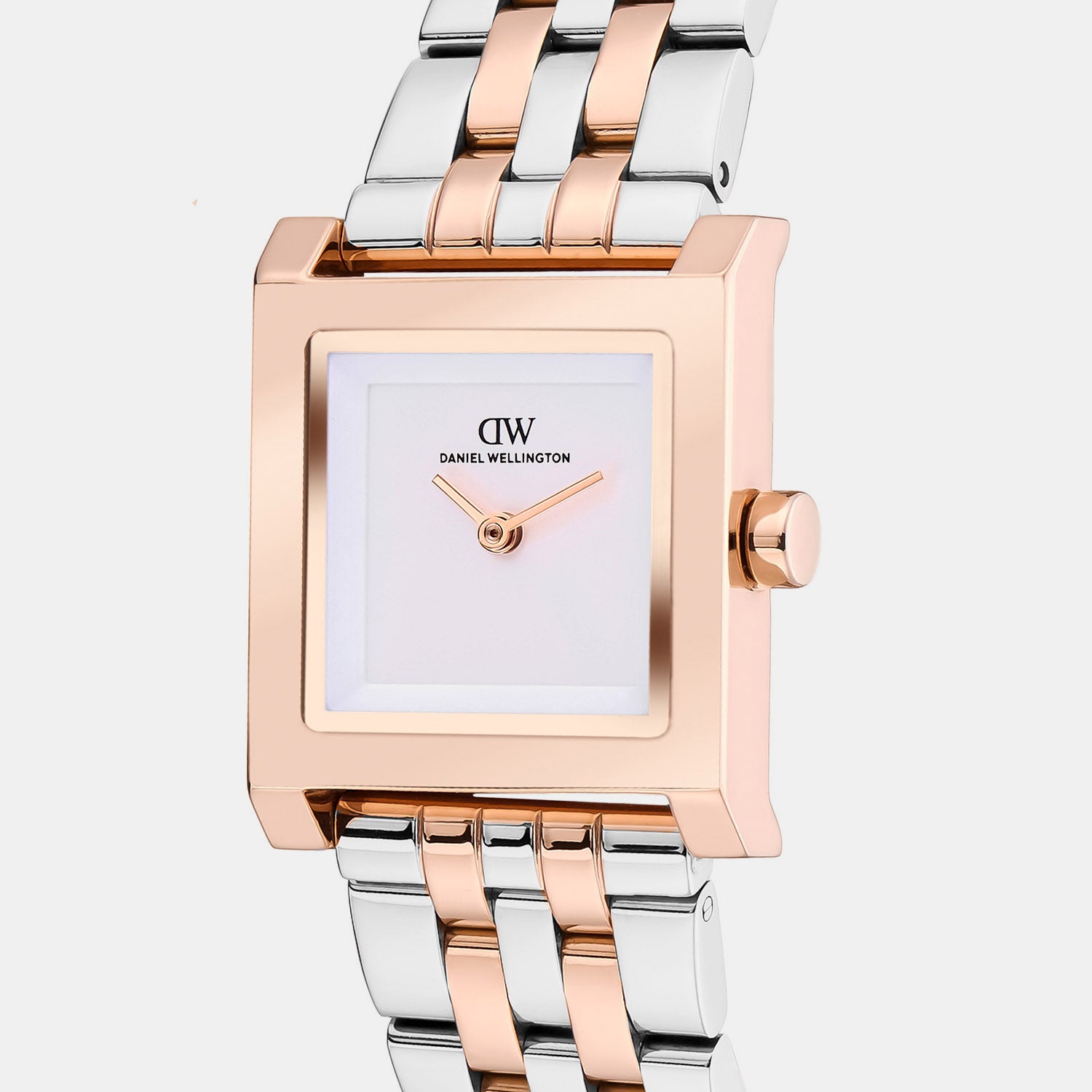 Women Quartz Silver Dial Analog Stainless Steel Watch DW0DL2800