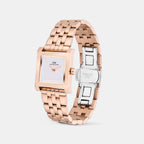 Women Quartz Silver Dial Analog Stainless Steel Watch DW0DL2801