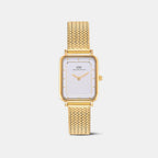Women Quartz Silver Dial Analog Stainless Steel Watch DW0DL2900