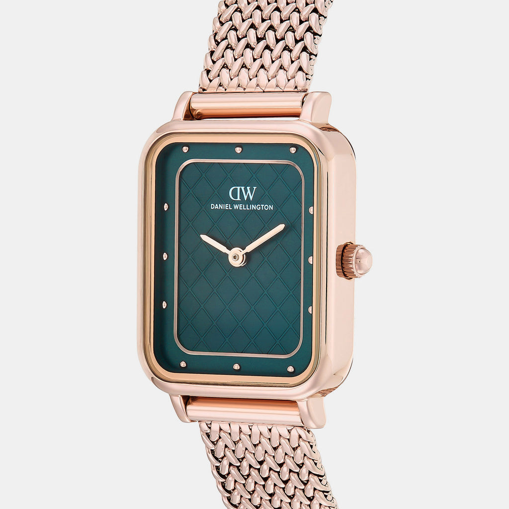 Women Quartz Green Dial Analog Stainless Steel Watch DW0DL2901