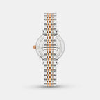 Women Quartz Silver Dial Analog Stainless Steel Watch DW0DL3101