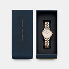Women Quartz Silver Dial Analog Stainless Steel Watch DW0DL3101