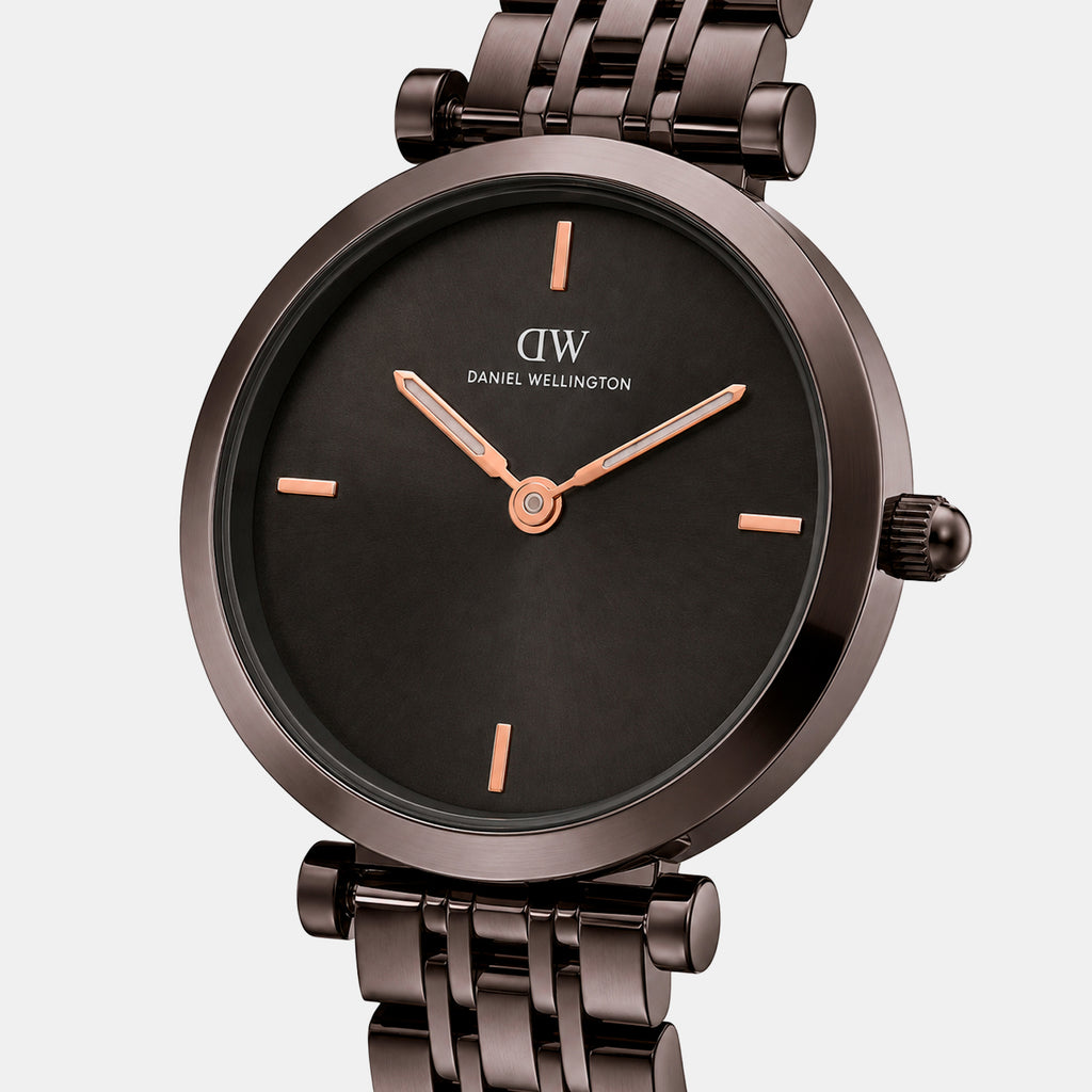 Women Quartz Brown Dial Analog Stainless Steel Watch DW0DL3102