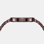 Women Quartz Brown Dial Analog Stainless Steel Watch DW0DL3102