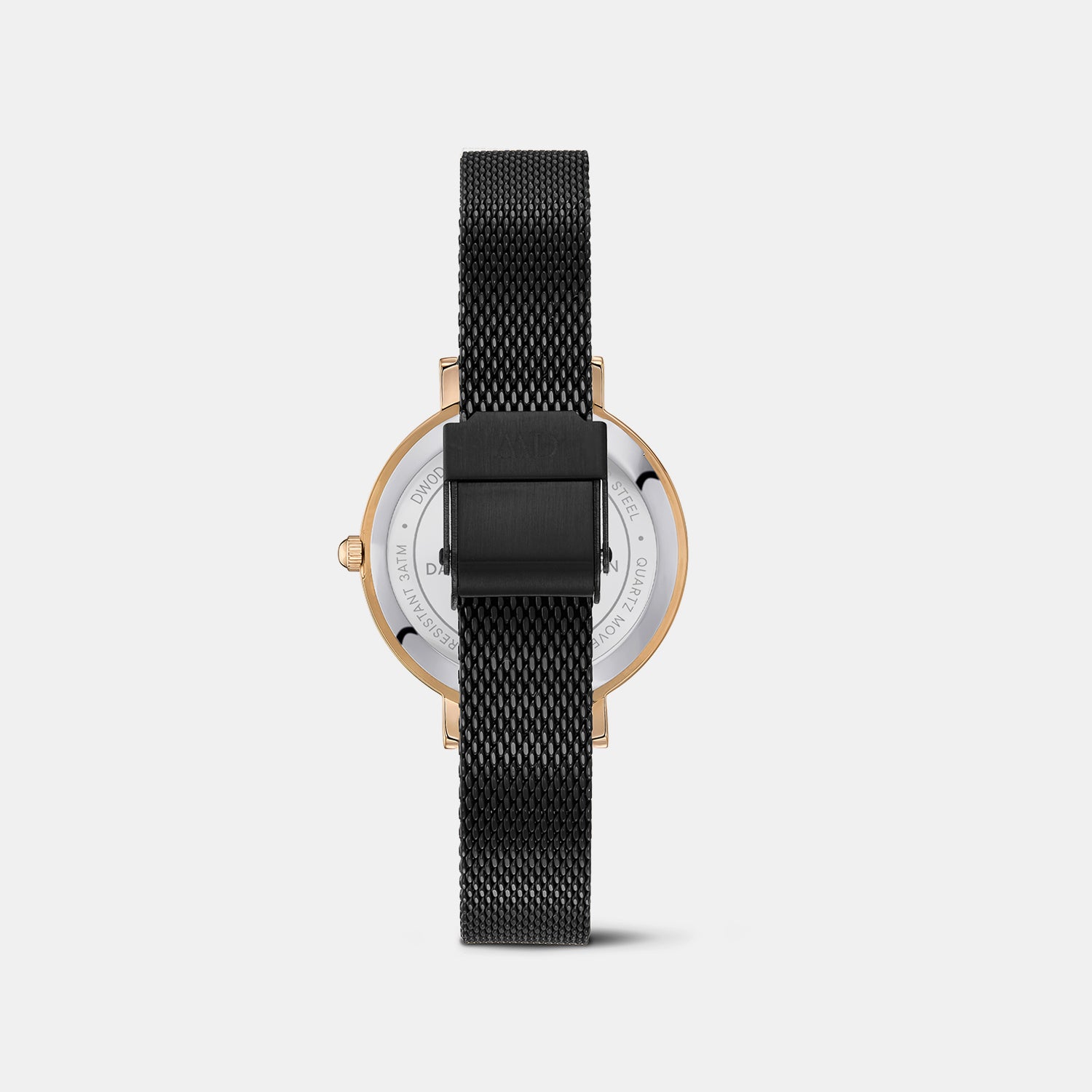 Women Quartz Black Dial Analog Stainless Steel Watch DW0DL3200