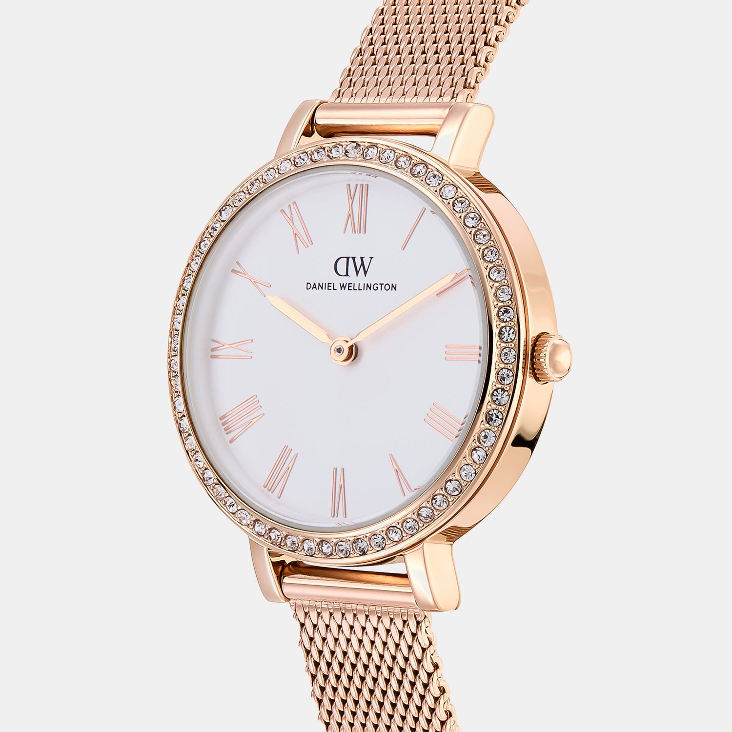 Women Quartz Silver Dial Analog Stainless Steel Watch DW0DL3201