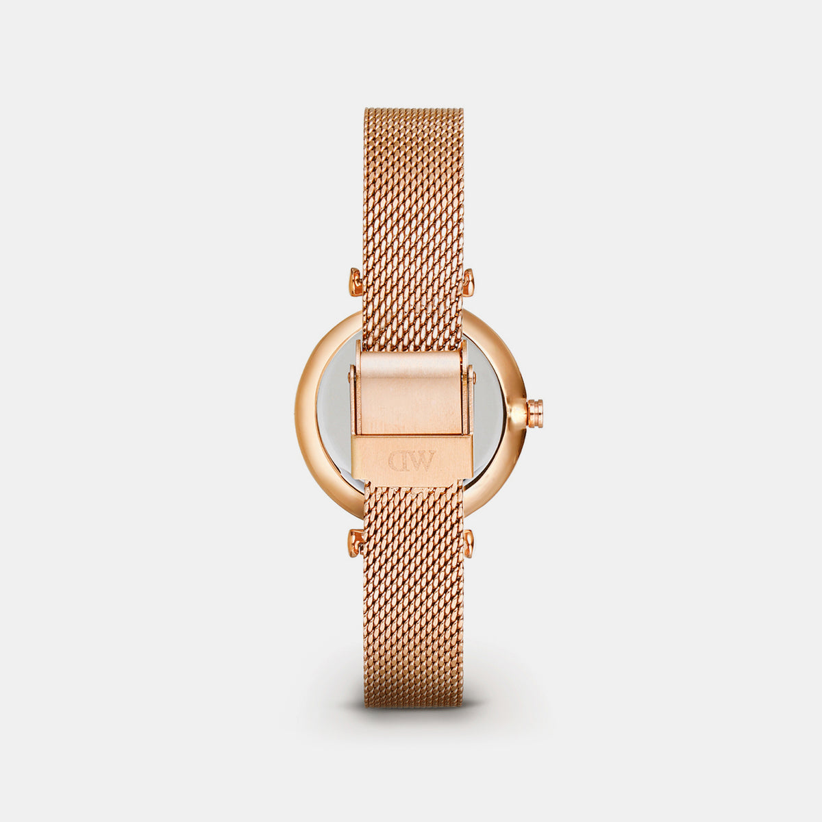 Women Quartz Mother Of Pearl Dial Analog Mesh Watch DW0DL3300