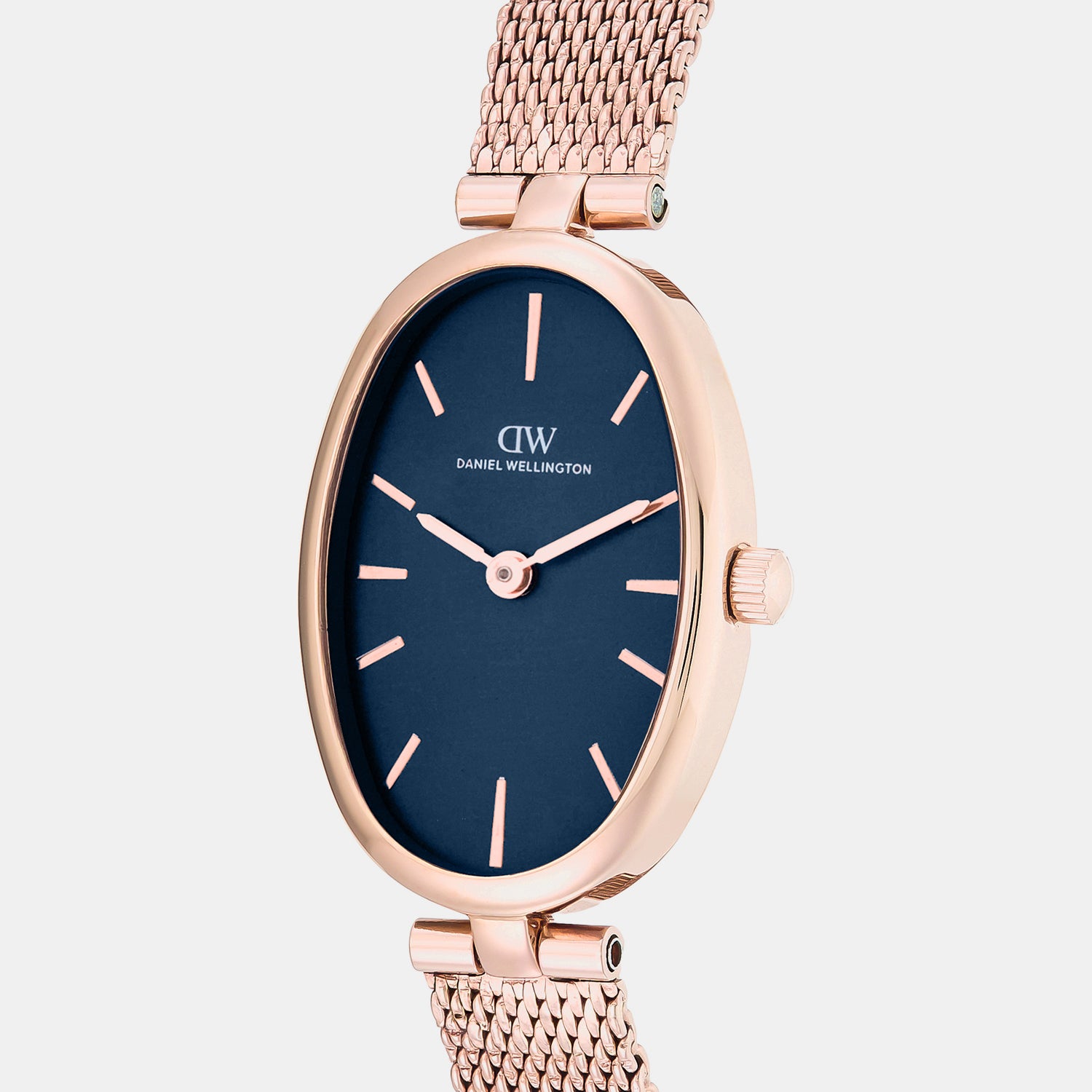 Women Quartz Blue Dial Analog Stainless Steel Watch DW0DL3000