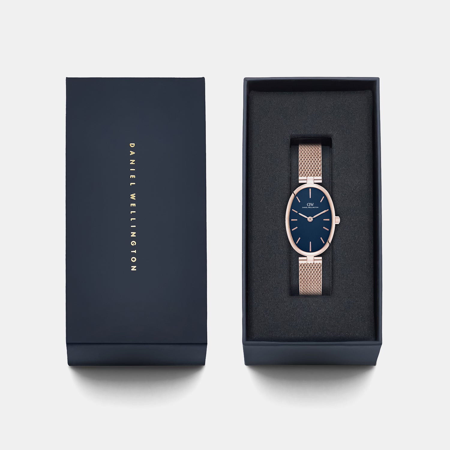 Women Quartz Blue Dial Analog Stainless Steel Watch DW0DL3000