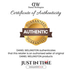 Classic Men Quartz Black Dial Analog Stainless Steel Watch DW00100629K