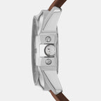 Master Chief Men Quartz Black Dial Analog Leather Watch DZ1206