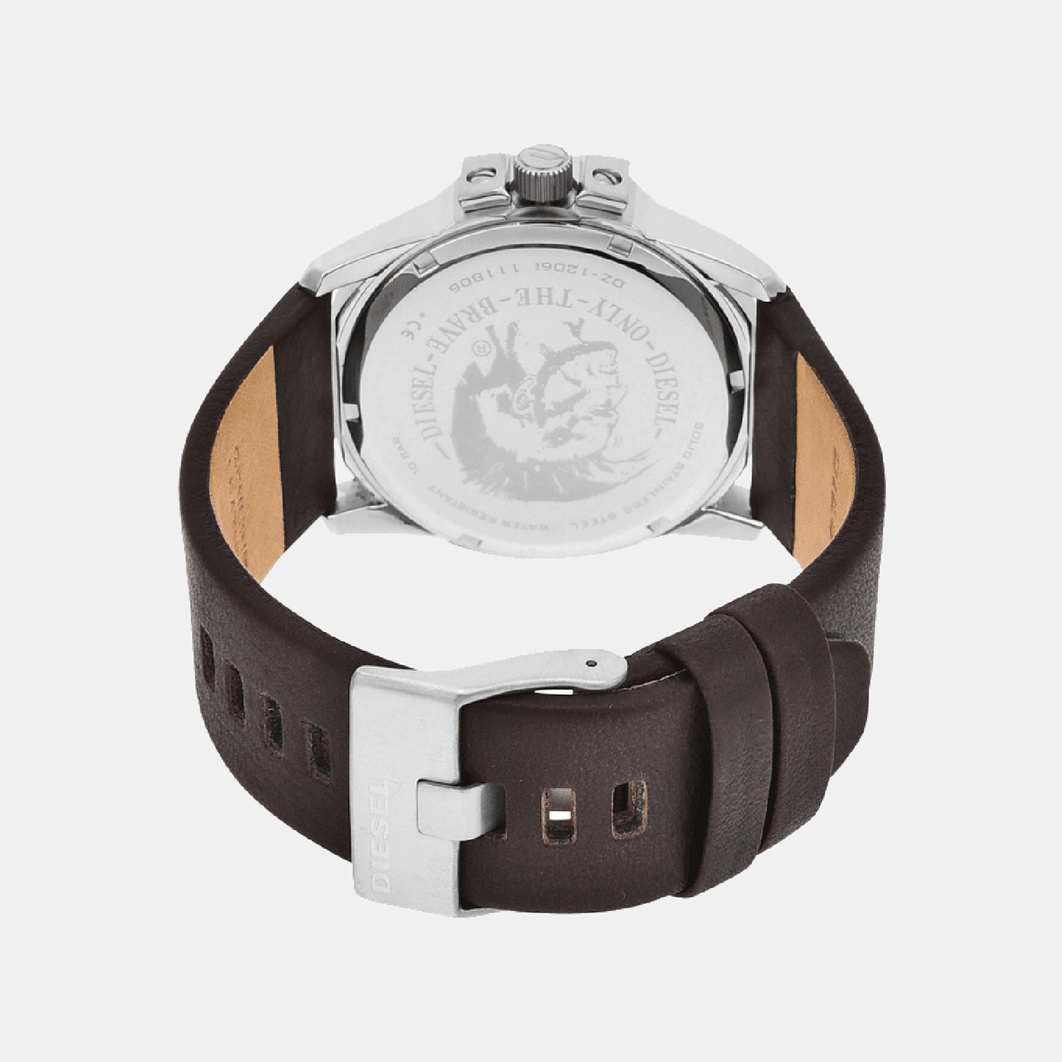 Master Chief Men Quartz Black Dial Analog Leather Watch DZ1206