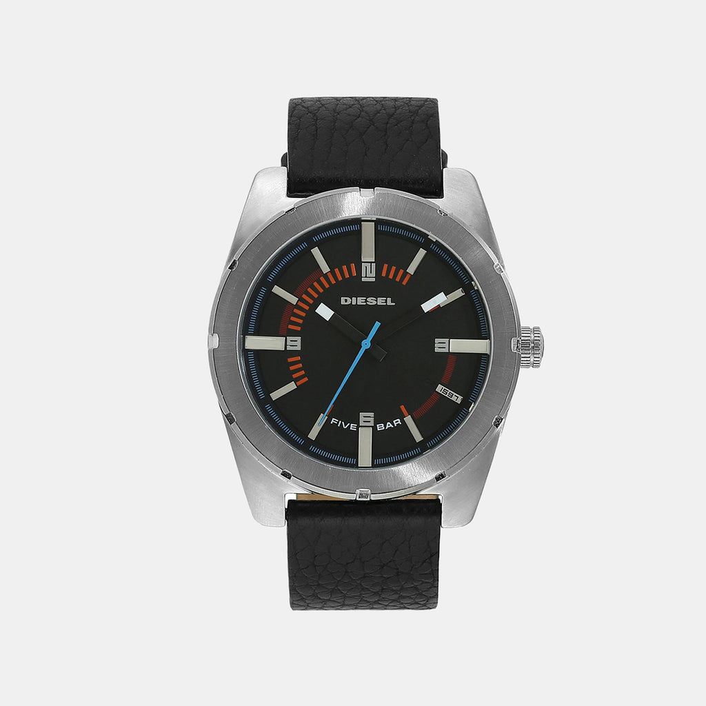 Good Company Unisex Quartz Black Dial Analog Leather Watch DZ1597