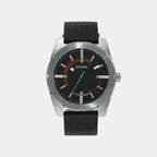 Good Company Unisex Quartz Black Dial Analog Leather Watch DZ1597