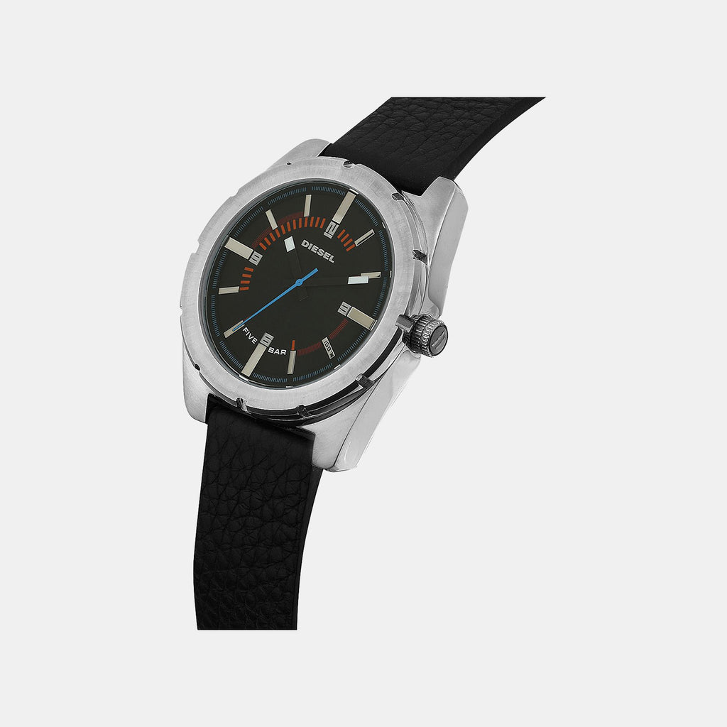 Good Company Unisex Quartz Black Dial Analog Leather Watch DZ1597