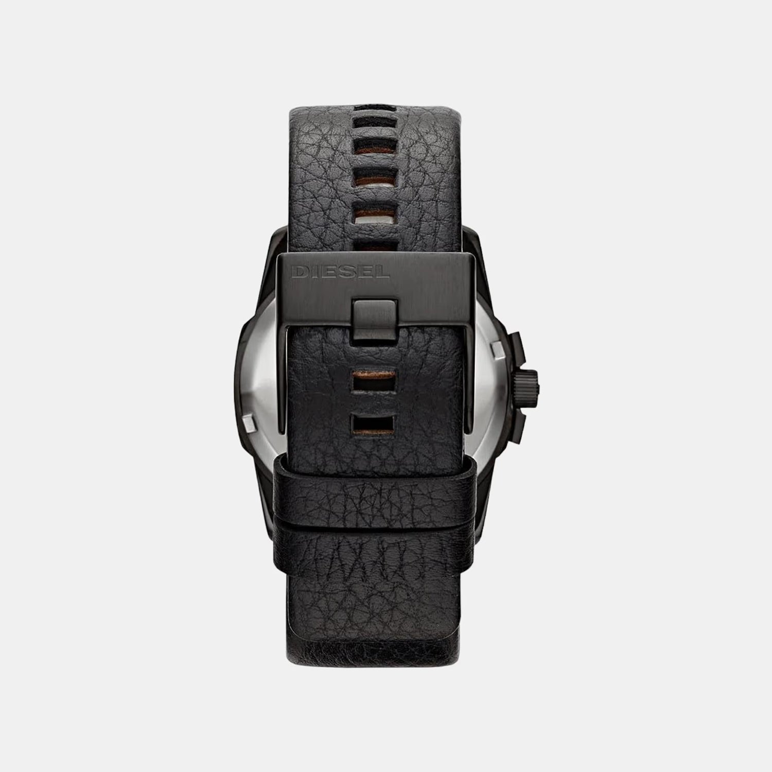 Master Chief Men Quartz Black Dial Analog Leather Watch DZ1657