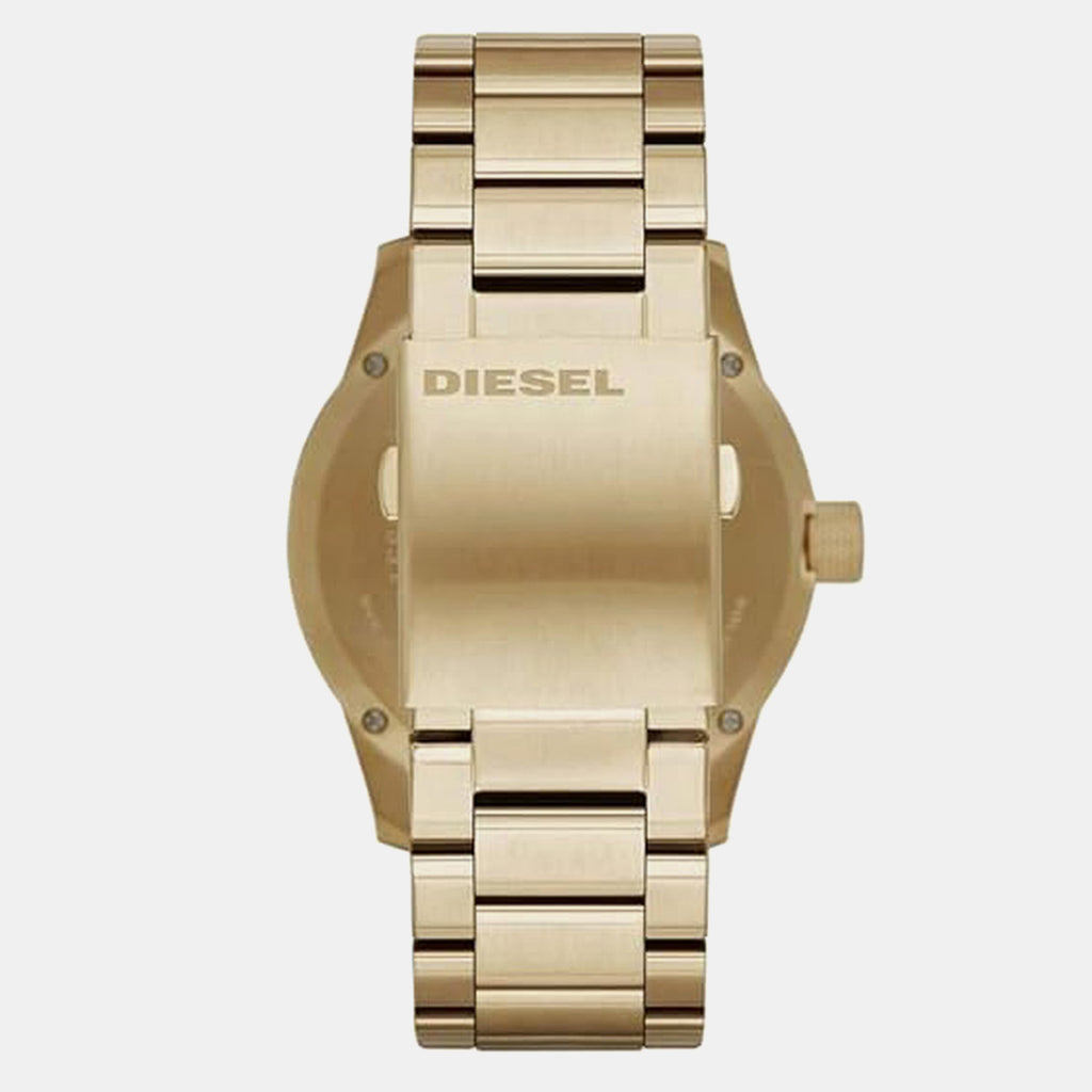 Rasp Men Quartz Gold Dial Analog Stainless Steel Watch DZ1761