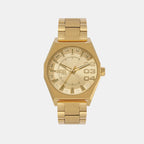 Diesel Hexagonal Gold Analog watch
