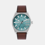 Scraper Men Quartz Blue Dial Analog Leather Watch DZ2174