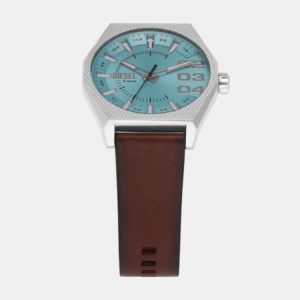Scraper Men Quartz Blue Dial Analog Leather Watch DZ2174