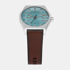 Scraper Men Quartz Blue Dial Analog Leather Watch DZ2174