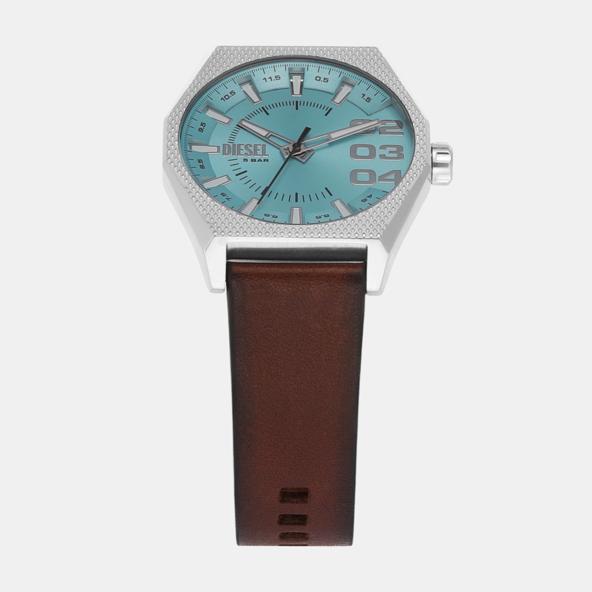 Scraper Men Quartz Blue Dial Analog Leather Watch DZ2174